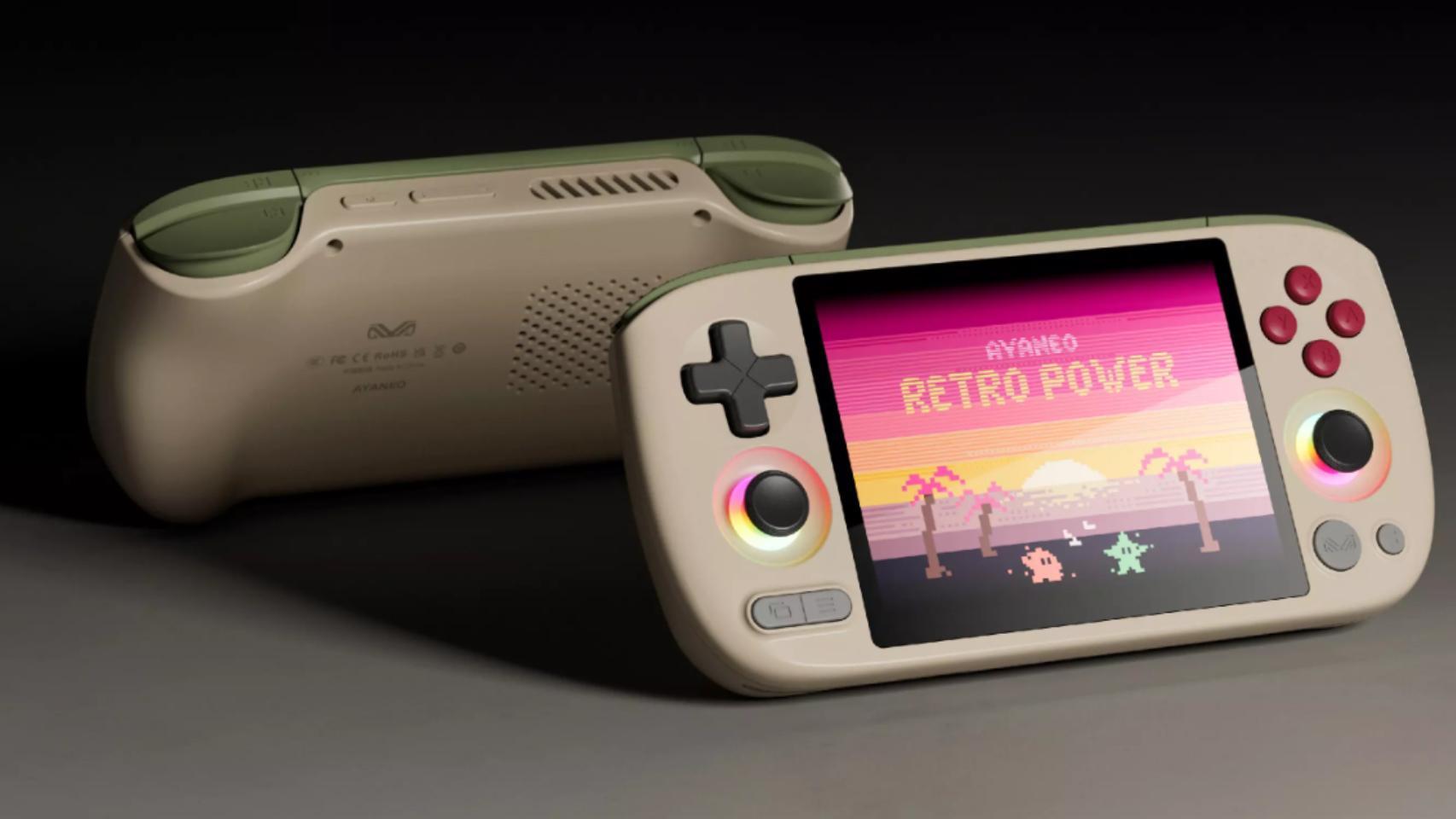 adiós a jugar en el móvil: esta increíble consola compacta con aspecto retro y leds es ideal para llevar a cualquier parte