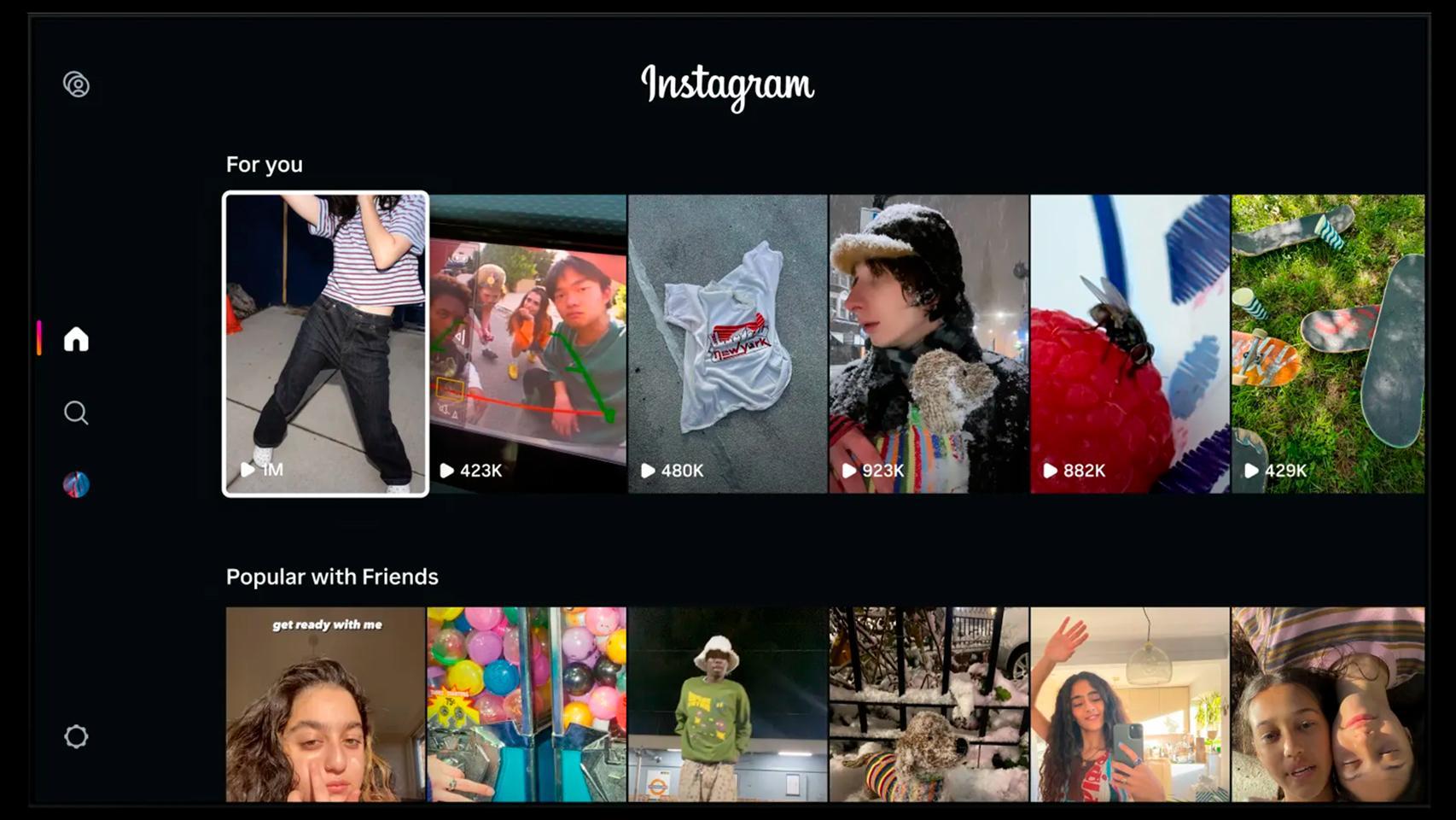 instagram pega el salto a la gran pantalla de tu casa con la nueva app de reels: así es la nueva experiencia de tu televisor