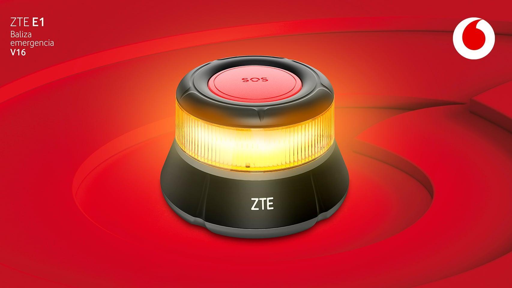 una de las balizas v16 más baratas la tiene vodafone: el nuevo modelo de zte y no implica contratar nada