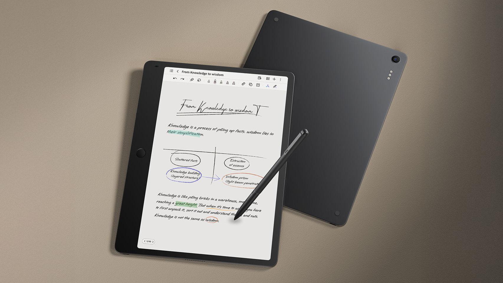 esta tablet quiere que le digas adiós a tu kindle: su pantalla se siente como el papel, pero a todo color y con android