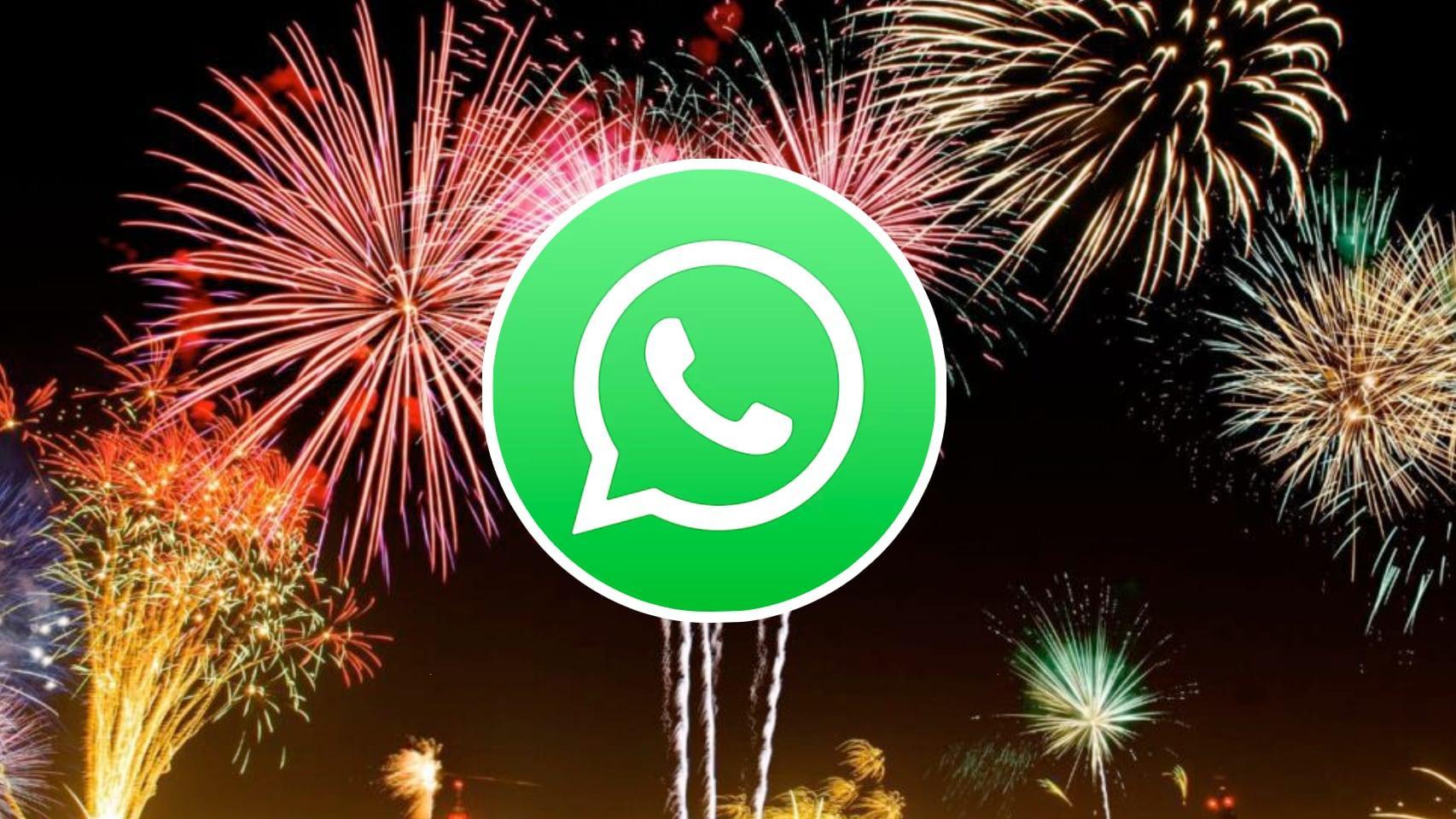 whatsapp estrena divertidos efectos de videollamada, stickers y más para celebrar la llegada del fin de año