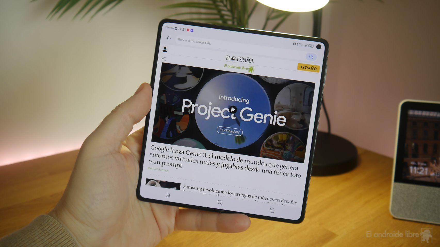 el huawei mate x7 llega oficialmente a españa: el mejor plegable de la compañía aterriza en el país con un reloj de regalo