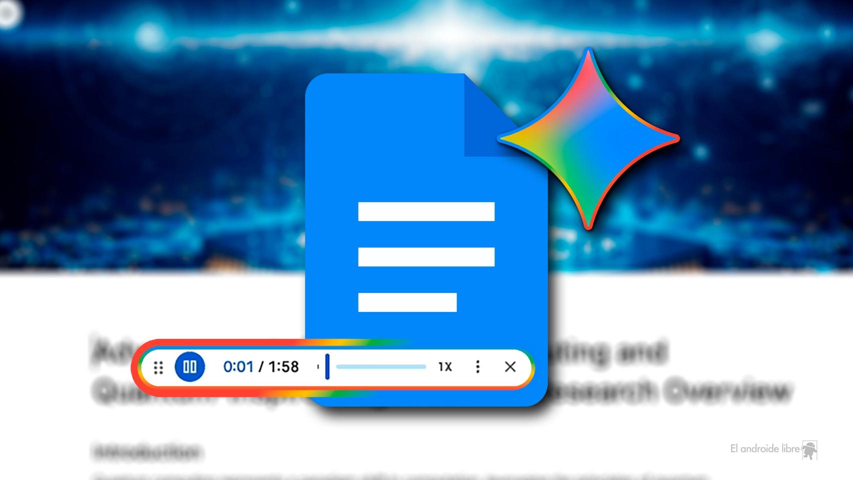 google docs cambia para siempre con los resúmenes de audio de gemini: elige entre voces de narrador, coach y más