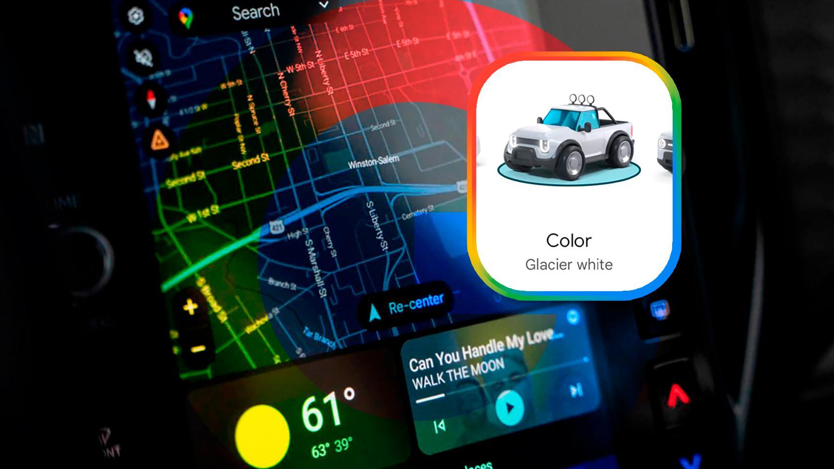android auto cambia para siempre con las nuevas opciones de personalización del icono del coche de google maps
